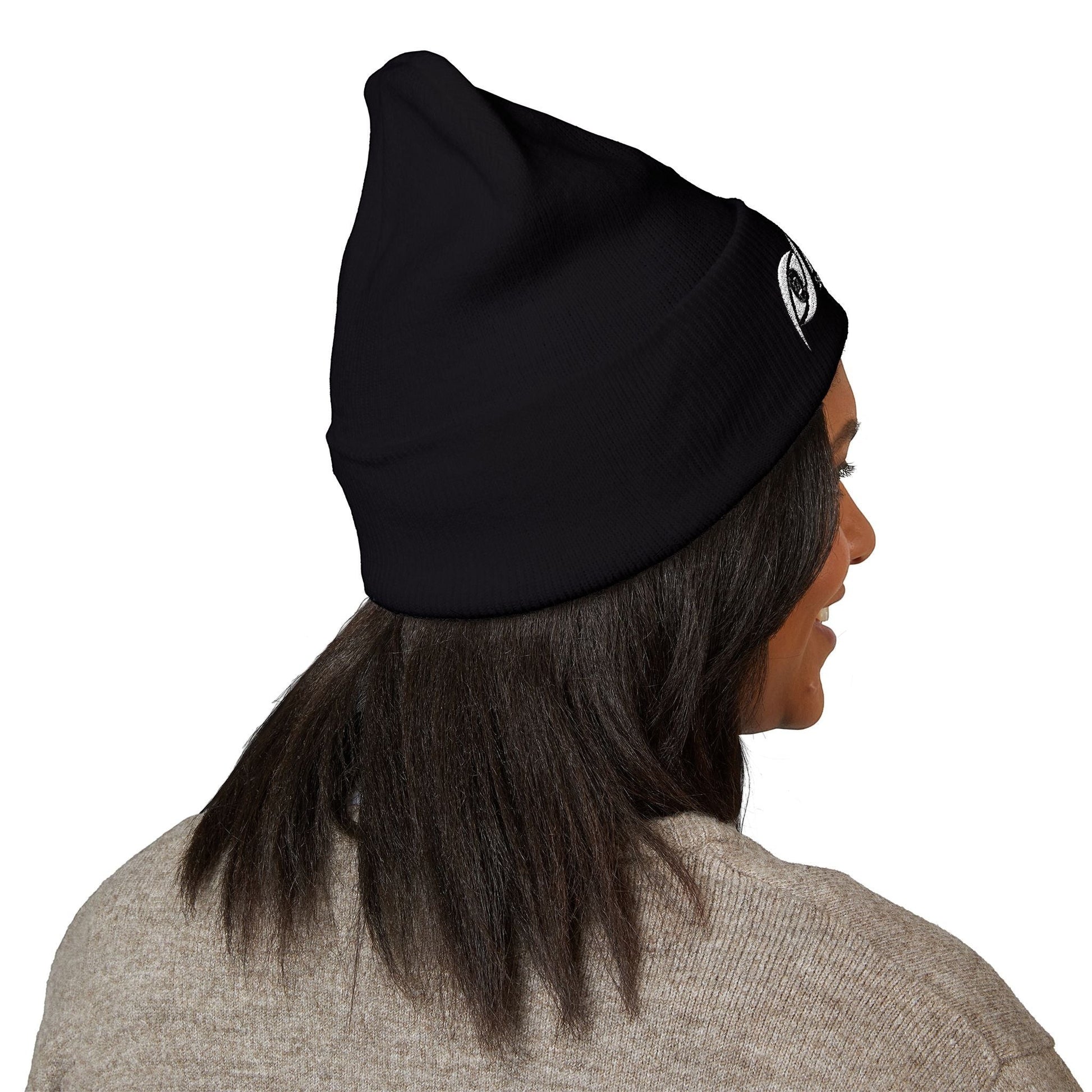 Immortal Krav Maga black 100% turbo acrylic cuffed beanie with embroidered detail. One size fits most.