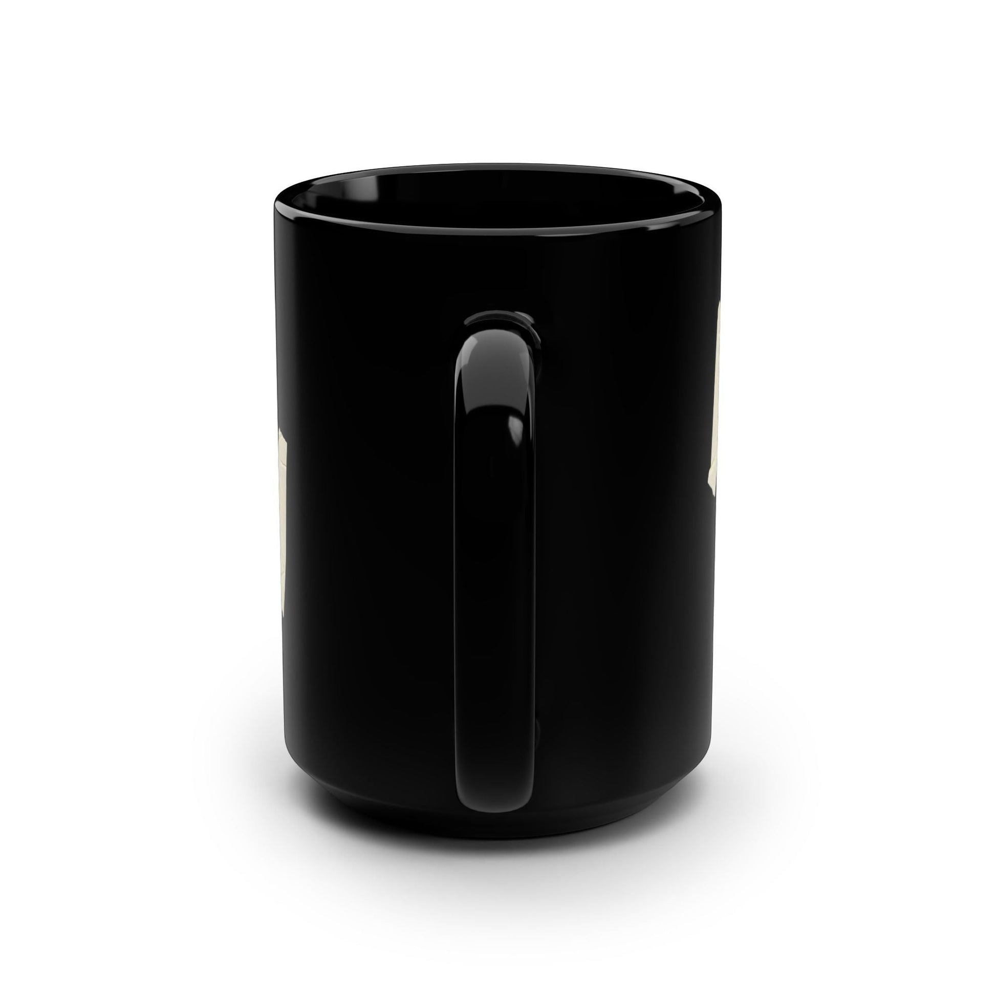Immortal Krav Maga black ceramic 12oz combat mug with C-shaped handle. Dishwasher and microwave safe.